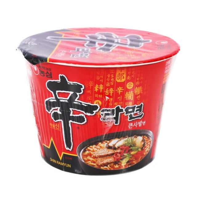 NONG SHIM SHIN RAMYEON B-CUP 114G (nongshim Shin Ramen Big Cup 114g ...