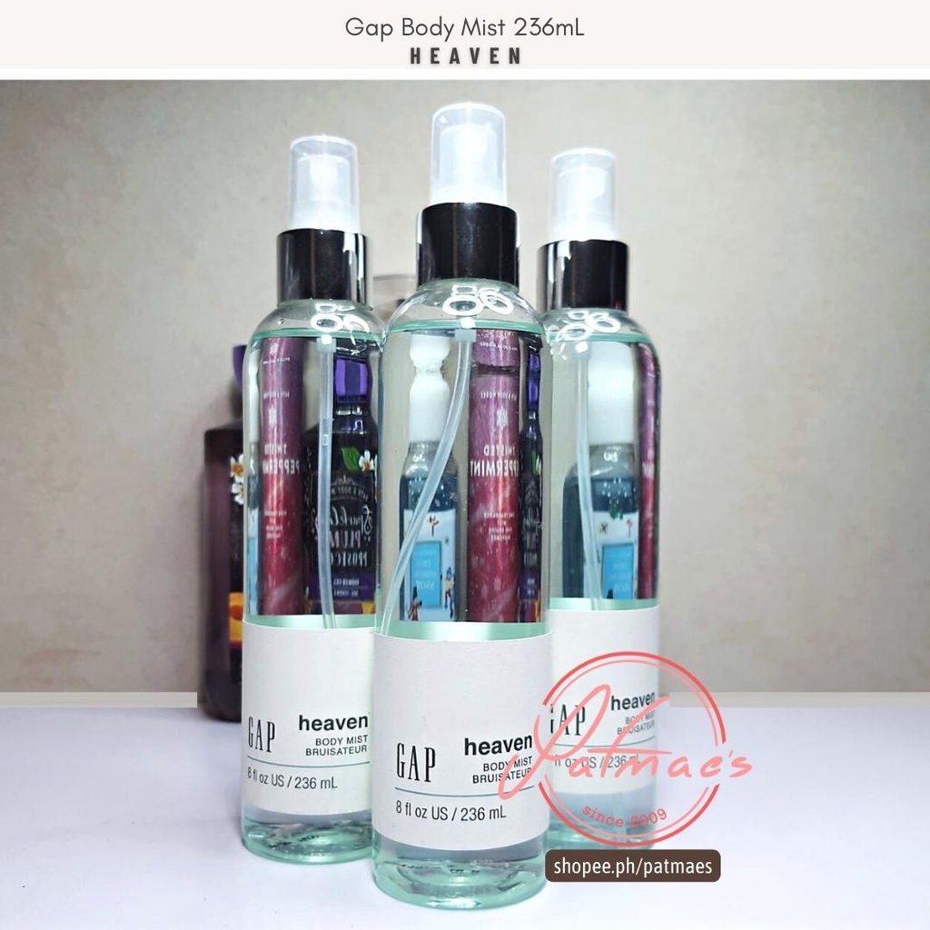 Gap Heaven Fragrance Body Mist 236mL (sold each) | Shopee Philippines