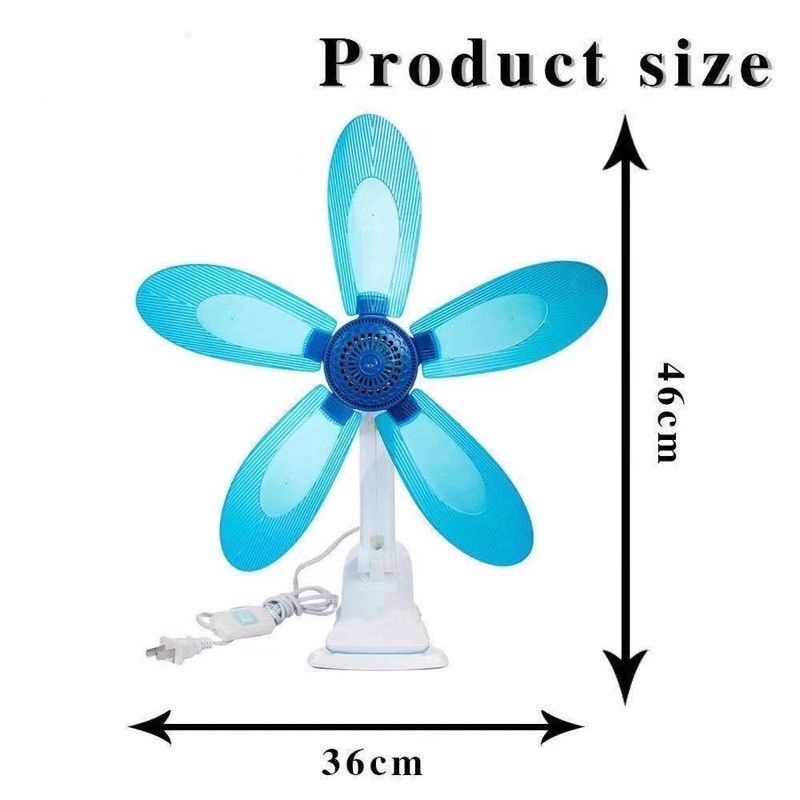 Clip Fan 5 Blade Mini Home Electricfan Portable Desk/Table Fan (big