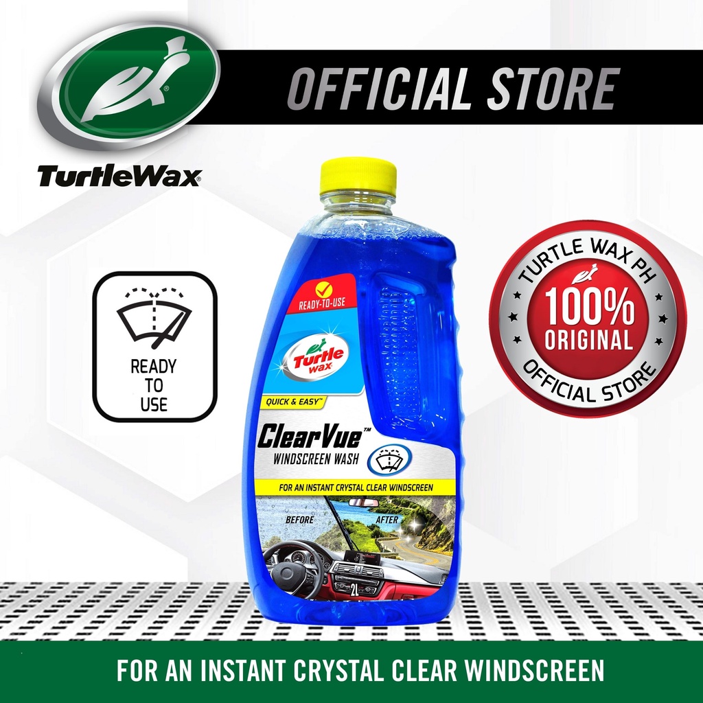 Turtle Wax Q&E Clearvue Windscreen Washer Fluid 2L T4063 (RDMH