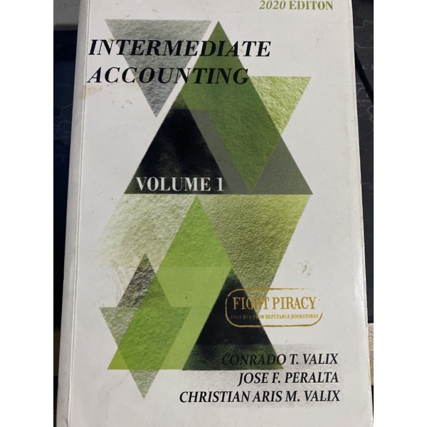 Intermediate Accounting by Valix (2020 Edition) Shopee Philippines