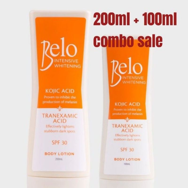 Belo Intensive Whitening Body Lotion with SPF30 200mL + Free 100ml