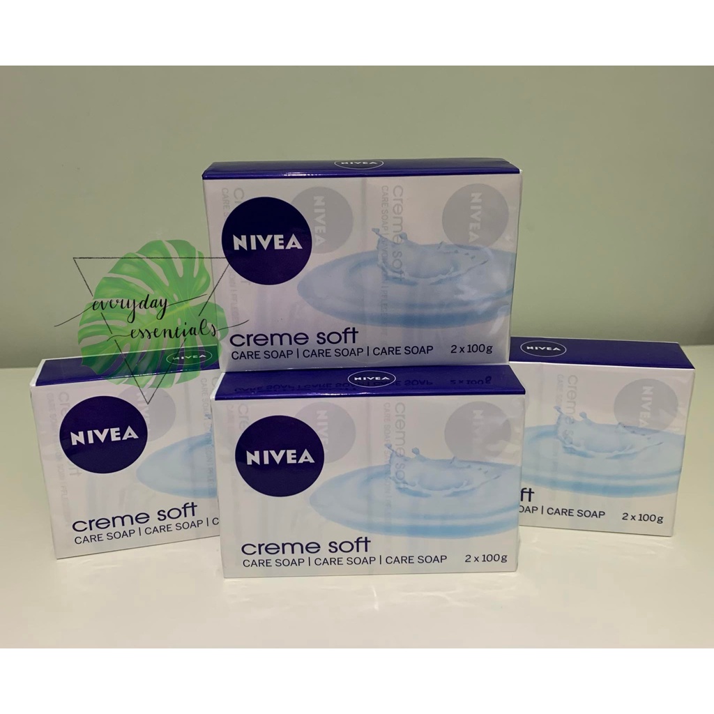 Nivea Creme Soft Soap Bar (2 x 100g) Shopee Philippines