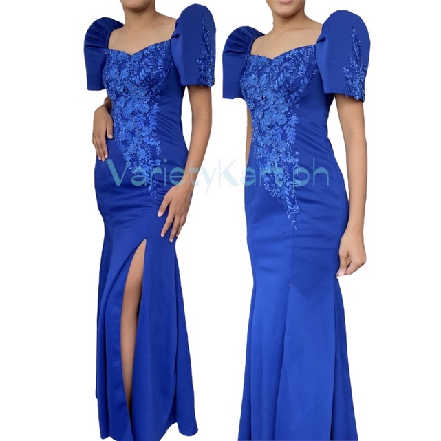 Filipiniana blue sales