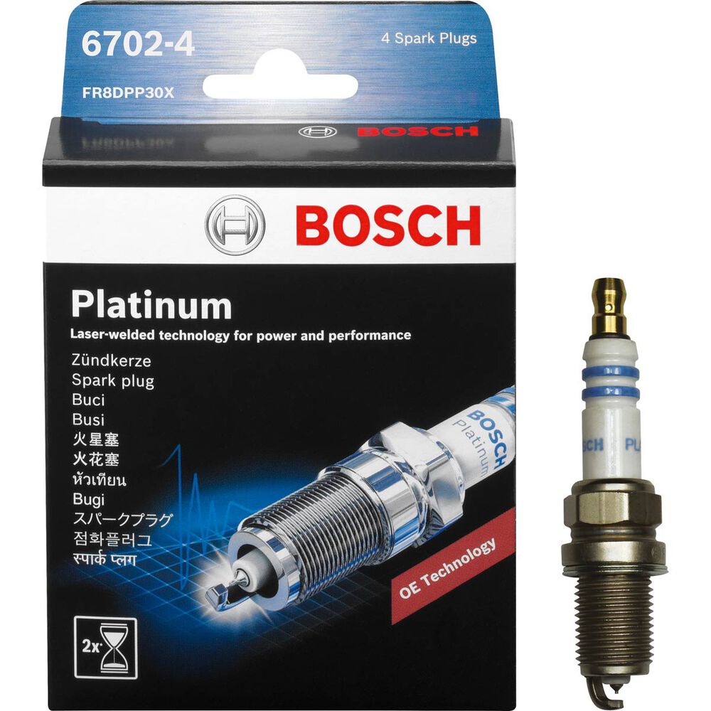 Bosch Platinum FR8DPP30X Spark Plug (Set of 4) (Cross BKR5E11 BKR5EGP