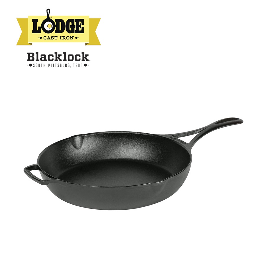 Lodge Blacklock Collection 10.25 Inch Triple Seasoned Cast Iron Skillet