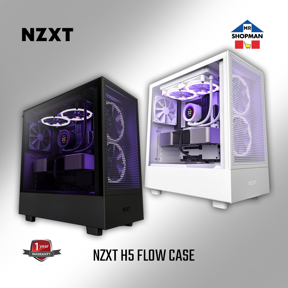 NZXT H5 Flow Compact ATX Midtower Airflow Case Shopee Philippines