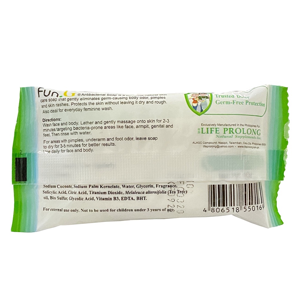 FUNGISOL Antibac Soap with Tea tree oil 40g | Shopee Philippines