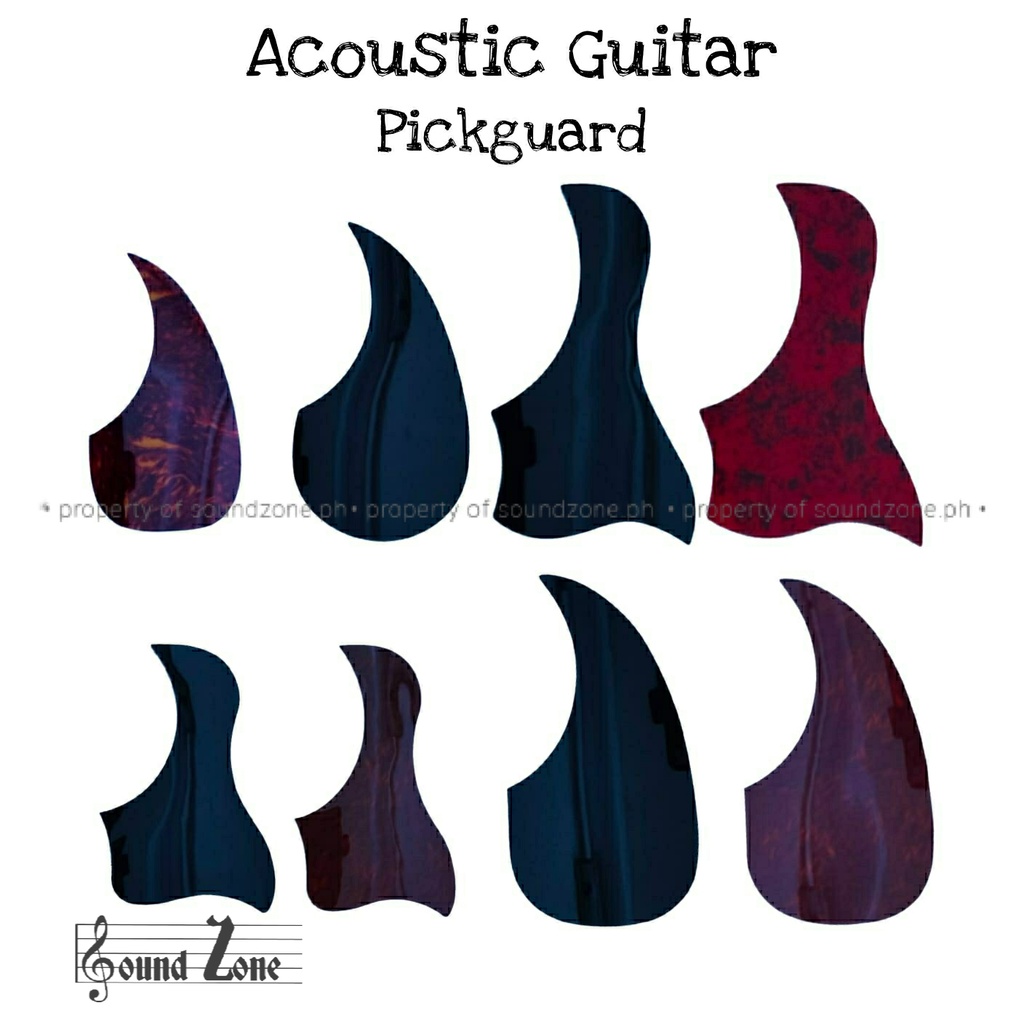Guitar Acoustic Pickguard Self Adhesive Pick Guard Sticker for