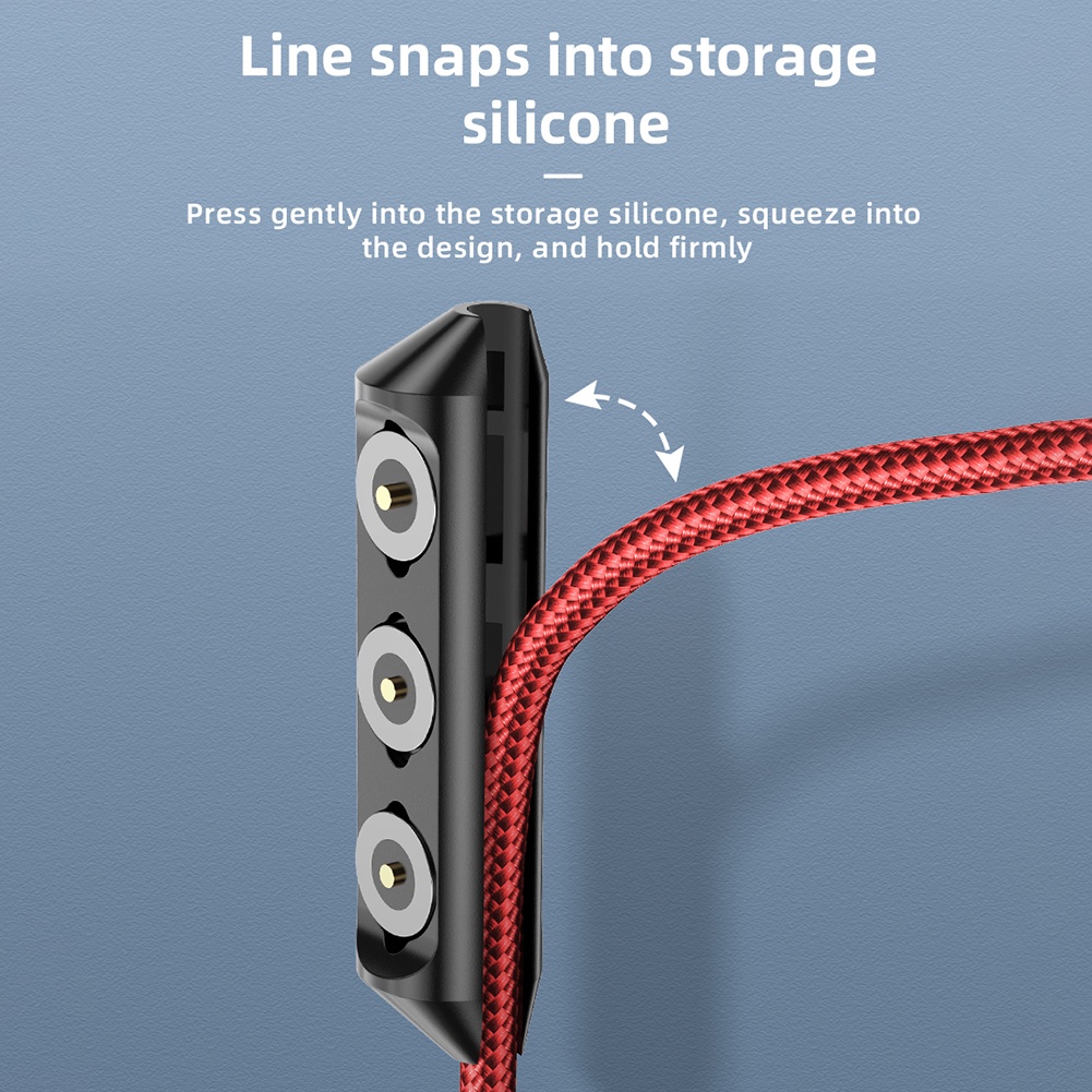 8 Pin Connector Storage Box 3 in 1 Cable Plug Case Micro USB