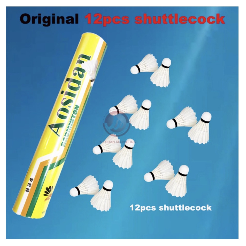3/6/12pcs Badminton Shuttlecocks Feather or Nylon Shuttlecock Set