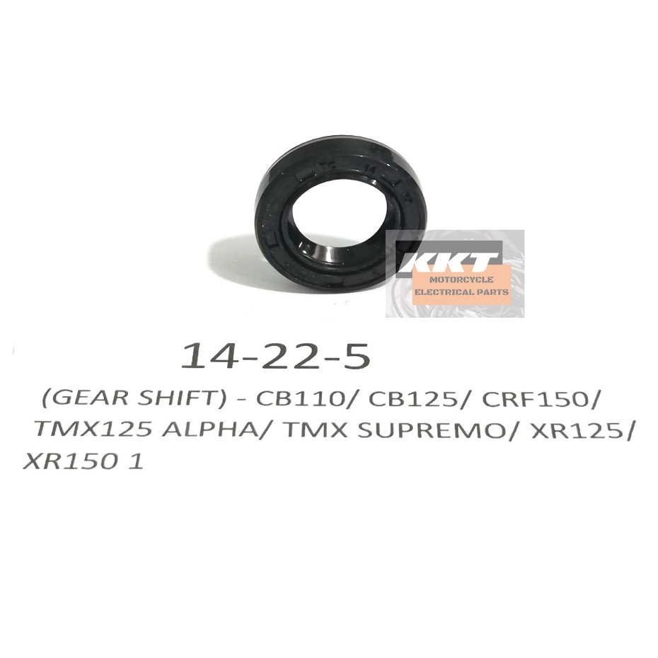Gear Shift Oil Seal 14225 (CB110/CB125/CRF150/TMX125 ALPHA/TMX