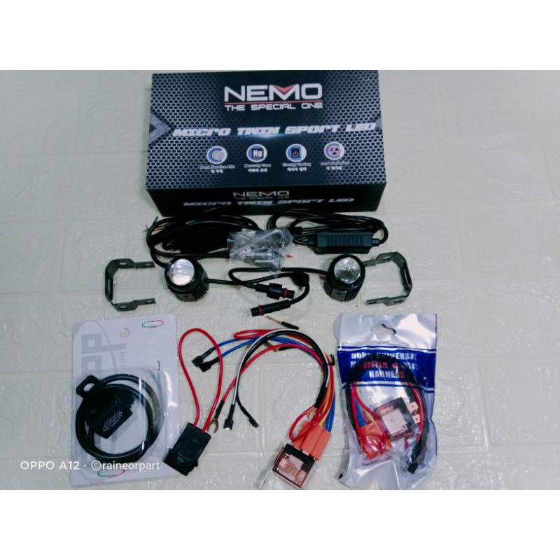 NEMO MDL Auxiliary Light Set w/ 2relay Socket4pin 3way switch fuse box ...