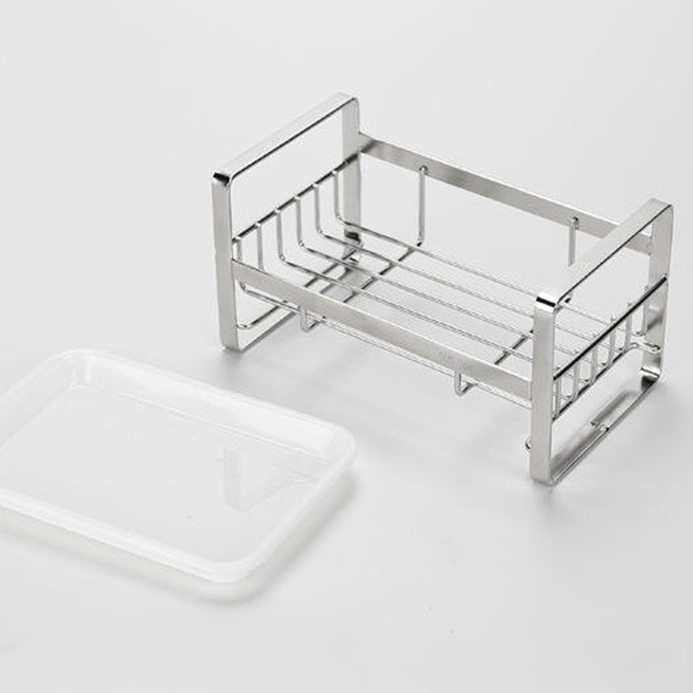 Sponge and Soap Holder for Kitchen Sink, 304 Stainless Steel Kitchen