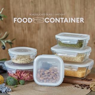 Microwave Safe 630ml Borosilicate Glass Bowl Lunch Dish Container with  Locked Lid Round Rectangle Shaped Food Storage Bowls - China Glass Food  Container and Glass Food Box price