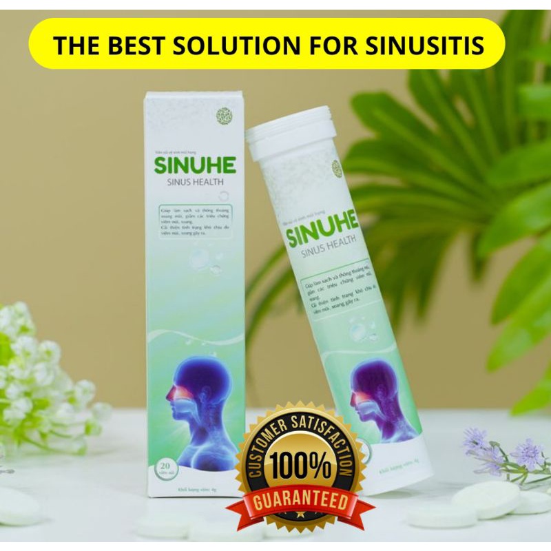 Sinuhe Effervescent Tablet ( New Best Solution For SINUSITIS, SINUS