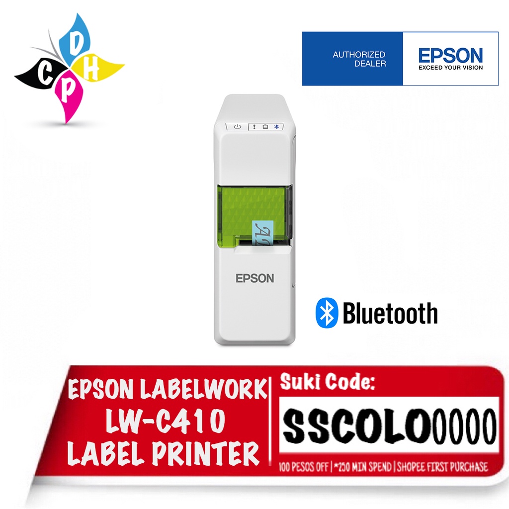 Epson LabelWorks LWC410 Label Printer LW C410 Shopee Philippines