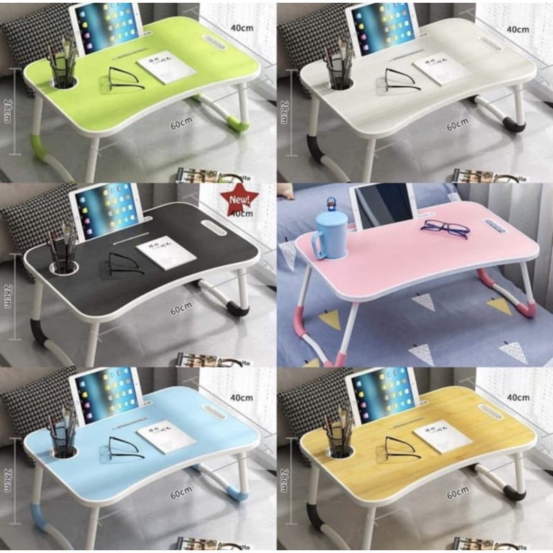 Multipurpose Poetable Laptop Folding Study Table / Laptop Table / Study ...