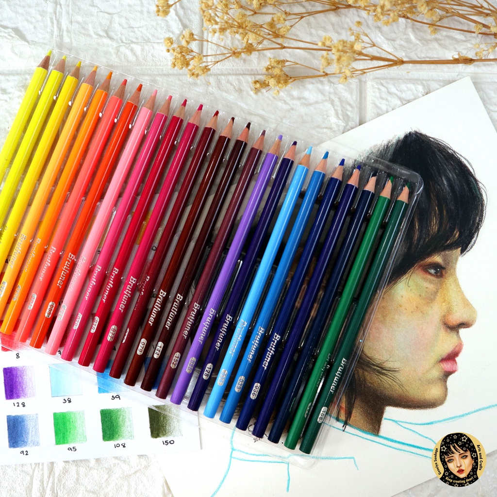 (ORIGINAL) Brutfuner Oily Colored Pencil Basic Colors (Sold per Piece