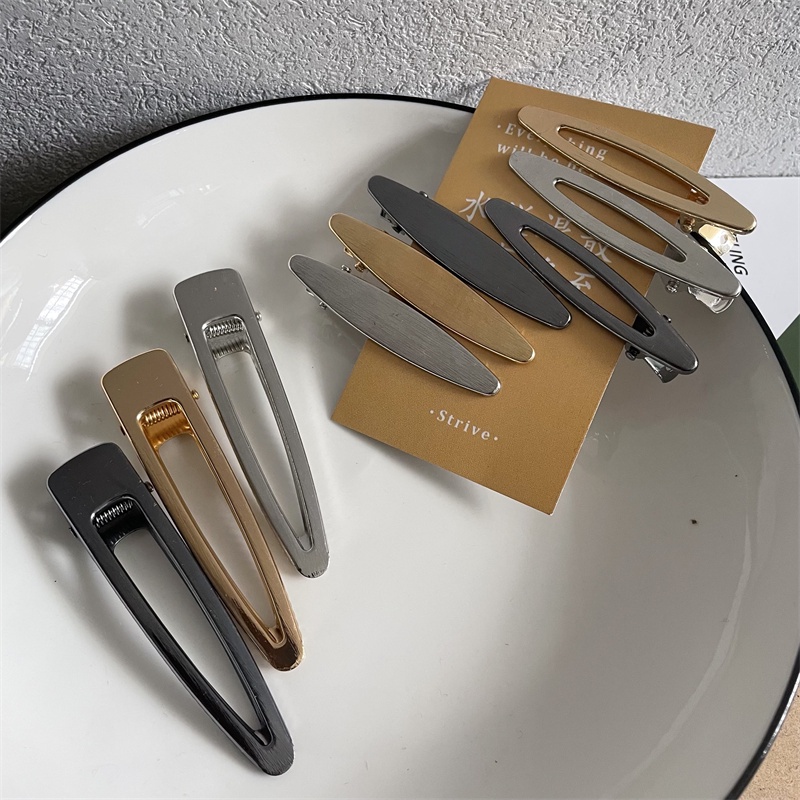 1Pcs Metal Hairpin Water Drop Hair Clip Makeup Hairpin Hair Accessory