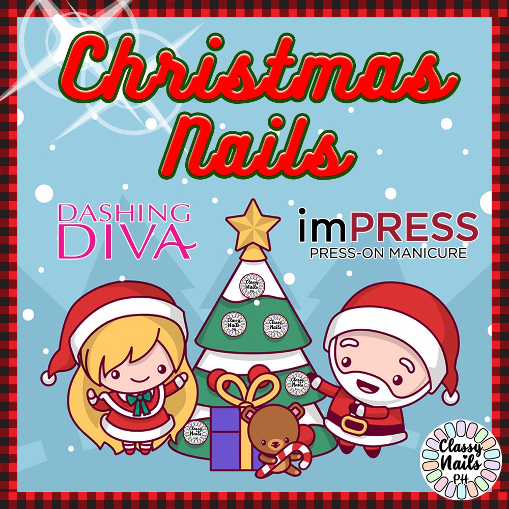 Dashing Diva Christmas Collection • Press On Nails • Nail Wrap Stickers ...
