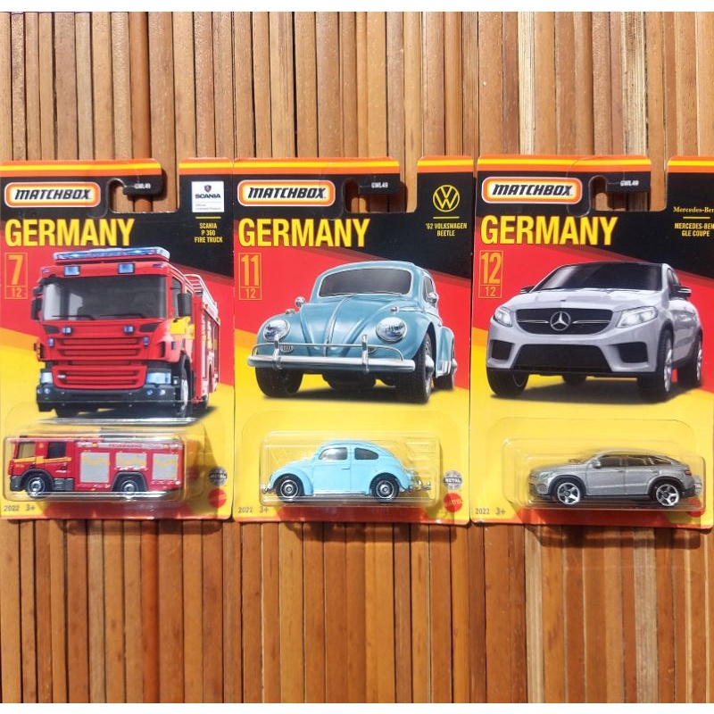 Matchbox Diecast Germany Series Vw Beetle Mercedes Benz Unimog Porsche ...