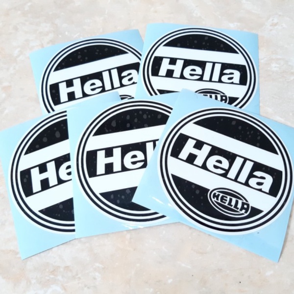 Quality Round Hella logo Sticker | Shopee Philippines