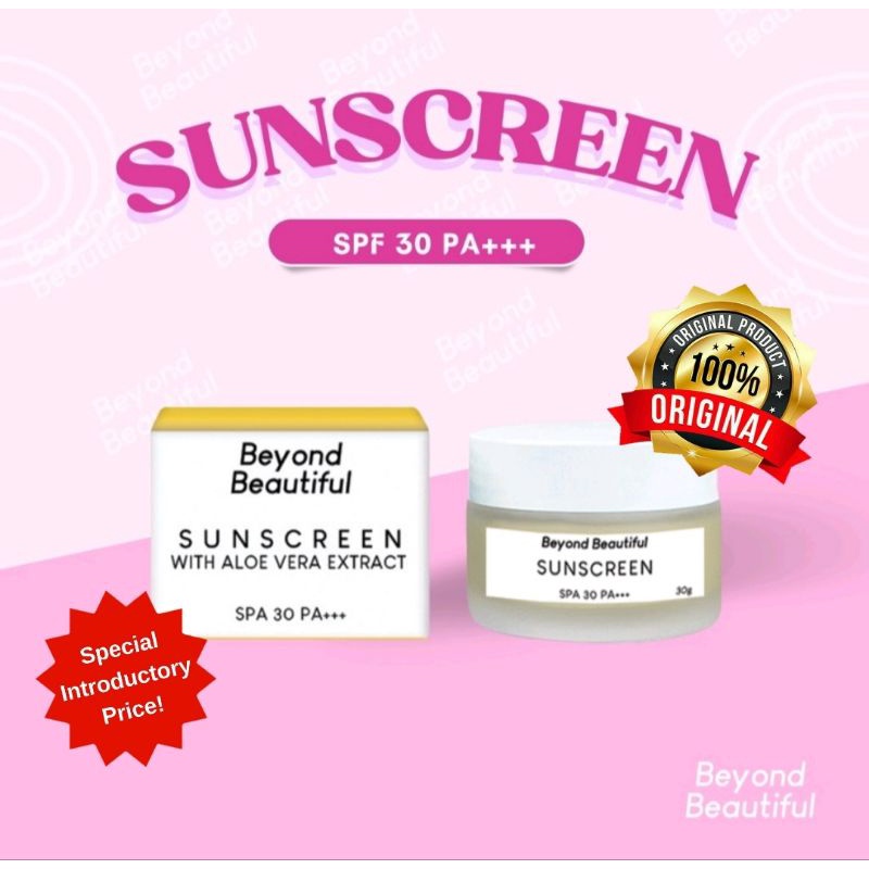 SALE! Beyond Beautiful Sunscreen with Aloe Vera Extract SPA 30 PA ...