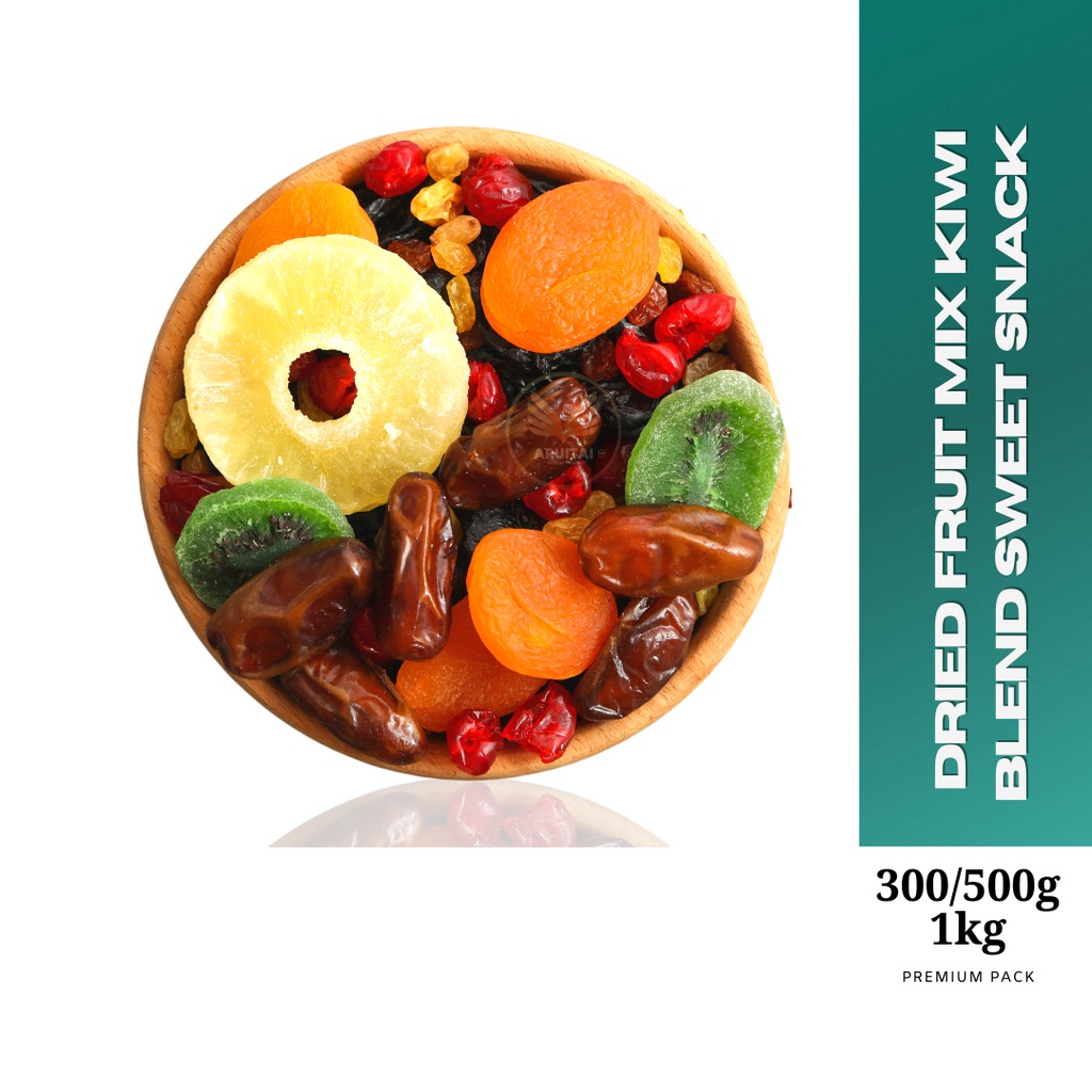 AROITHAI Dried Fruit Mix Kiwi-Blend Sweet Snack Buah Kering Campuran ...