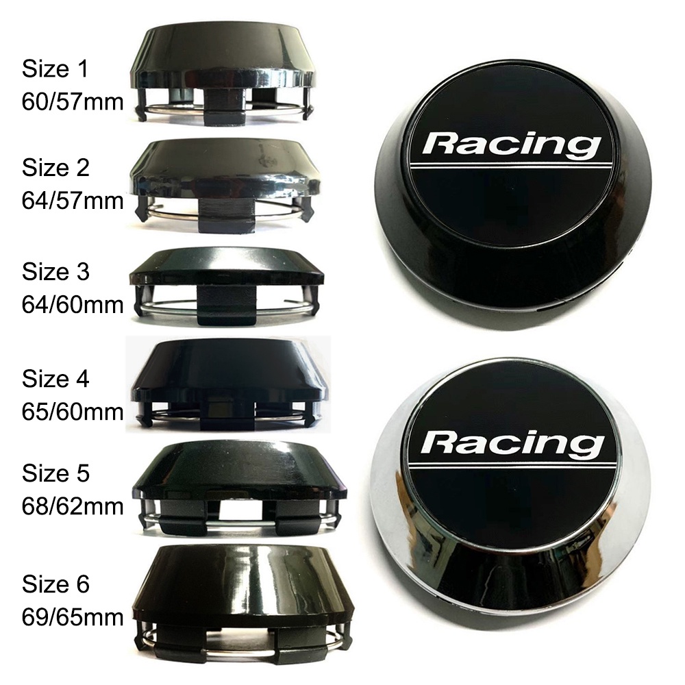 4pc 60MM/64MM/65MM/68MM/69MM ENKEI Racing center caps Car Modified