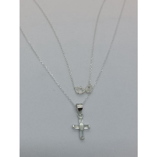 CS LEGIT ORIGINAL 92.5 ITALY SILVER CHAIN/PENDANT 1MM Shopee Philippines