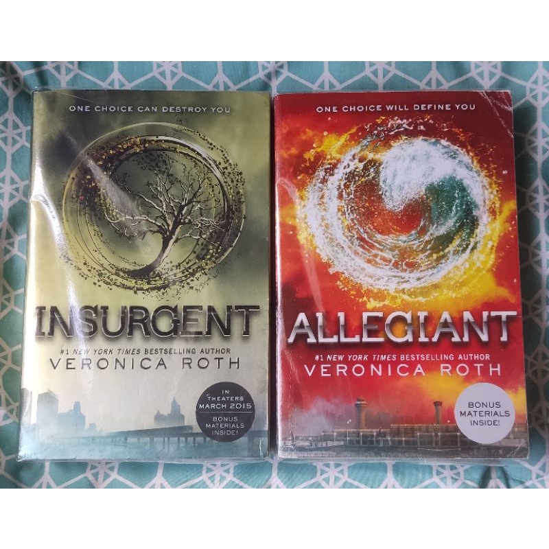 Insurgent and Allegiant by Veronica Roth | Shopee Philippines