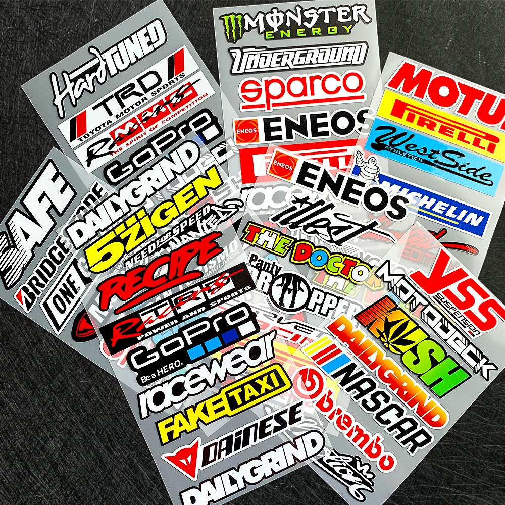 Reflector Helmet Motorcycle Vinyl Sticker Riding Prettiest for YAMAHA ...