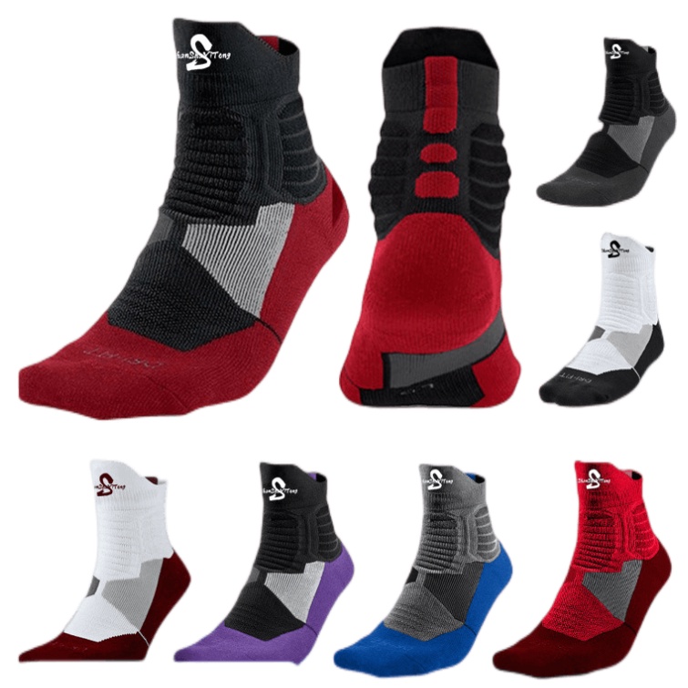 Practical Basketball Socks Elite Socks Mid Sports Socks Male Running