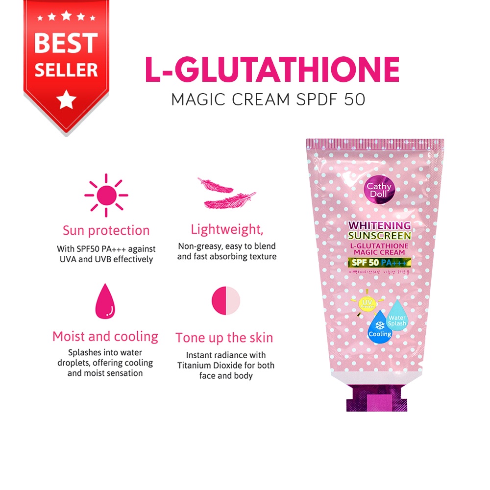 Cathy Doll L-Glutathione Magic Cream SPF50 8ml