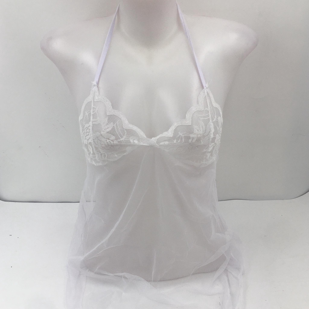 Long Sheer Backless Lingerie main image 1