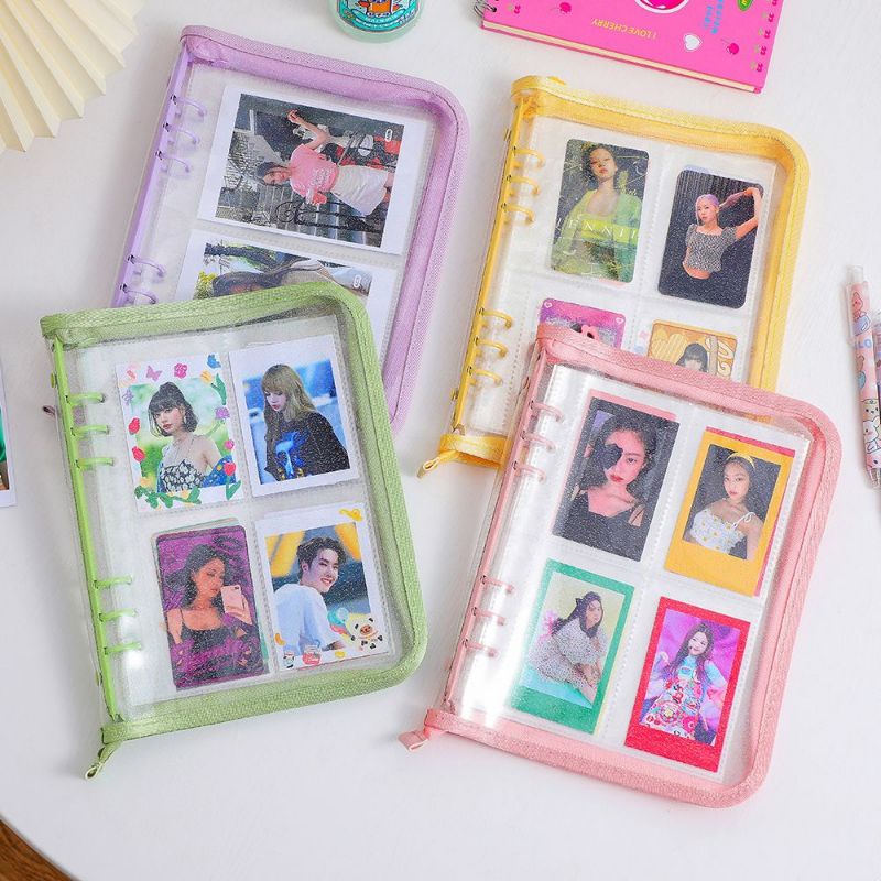 Binder A5 BINDER A6 ZIPPER PHOTOCARD BINDER 6 RING | Shopee Philippines