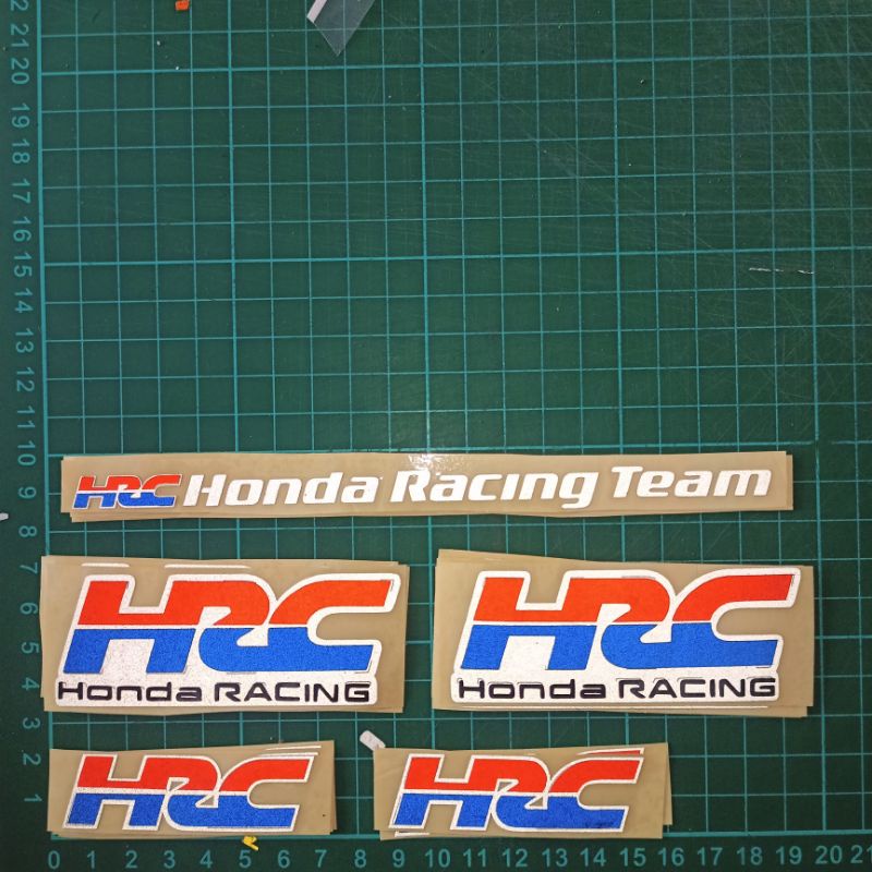 Hrc HONDA RACING CUTTING Sticker | Hrc CUTTING STICKER | Shopee Philippines