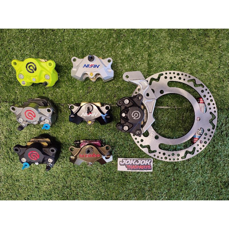 Aerox V1/V2 Brembo Nissin Front 2Pot Caliper Set (Premium Copy