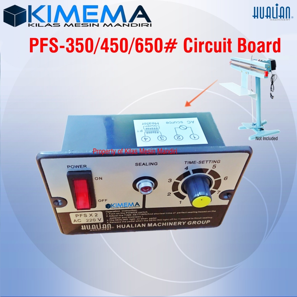 Hualian PCB Circuit Board Foot Pedal Sealer PFS-350 PFS-450 PFS-650 ...