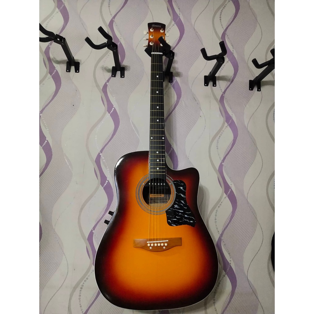 Lumanog Senior Acoustic-Electric Guitar with Freebies / Standard or ...