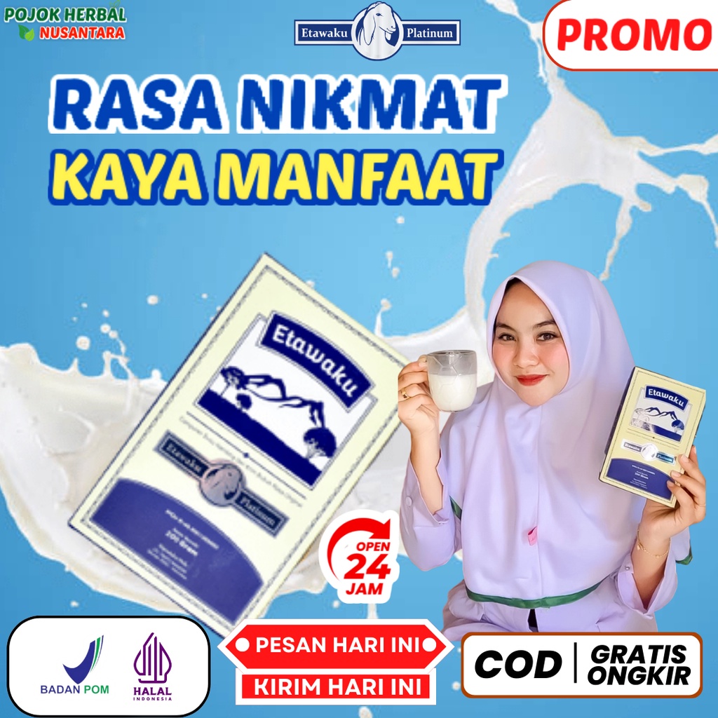 Etawaku PLATINUM Goat Milk 200 gr Goat's Milk And Cream Powder