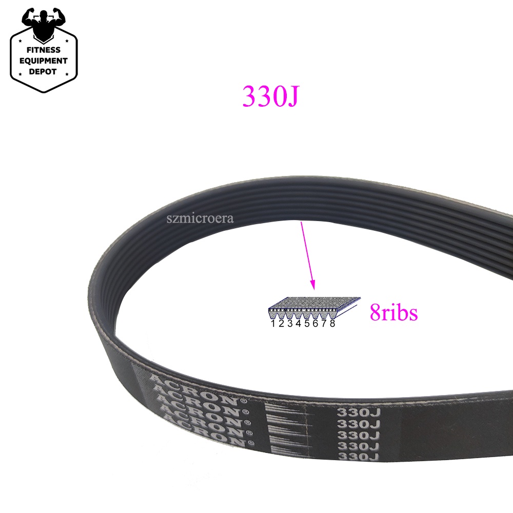Drive Belt 330J 5/6/7/8/9/10 Ribs Treadmill Motor Belt Rubber Belt ...