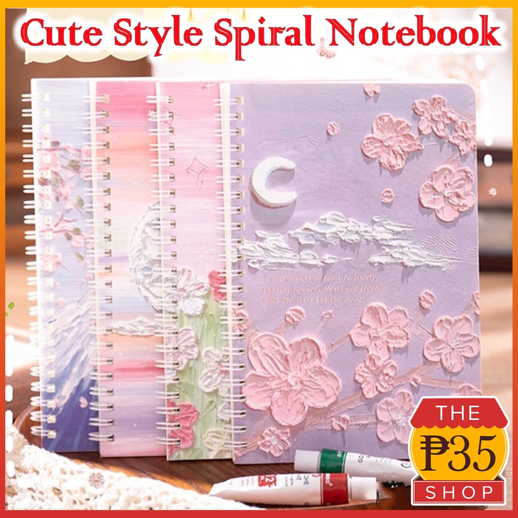 Korean Style Campus Binder Notebook A5 College Notes Journal School ...