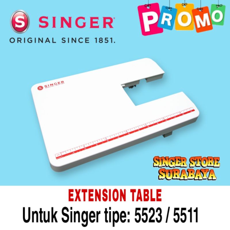 MESIN Extension table Singer Portable Sewing Machine Heavy Duty Series
