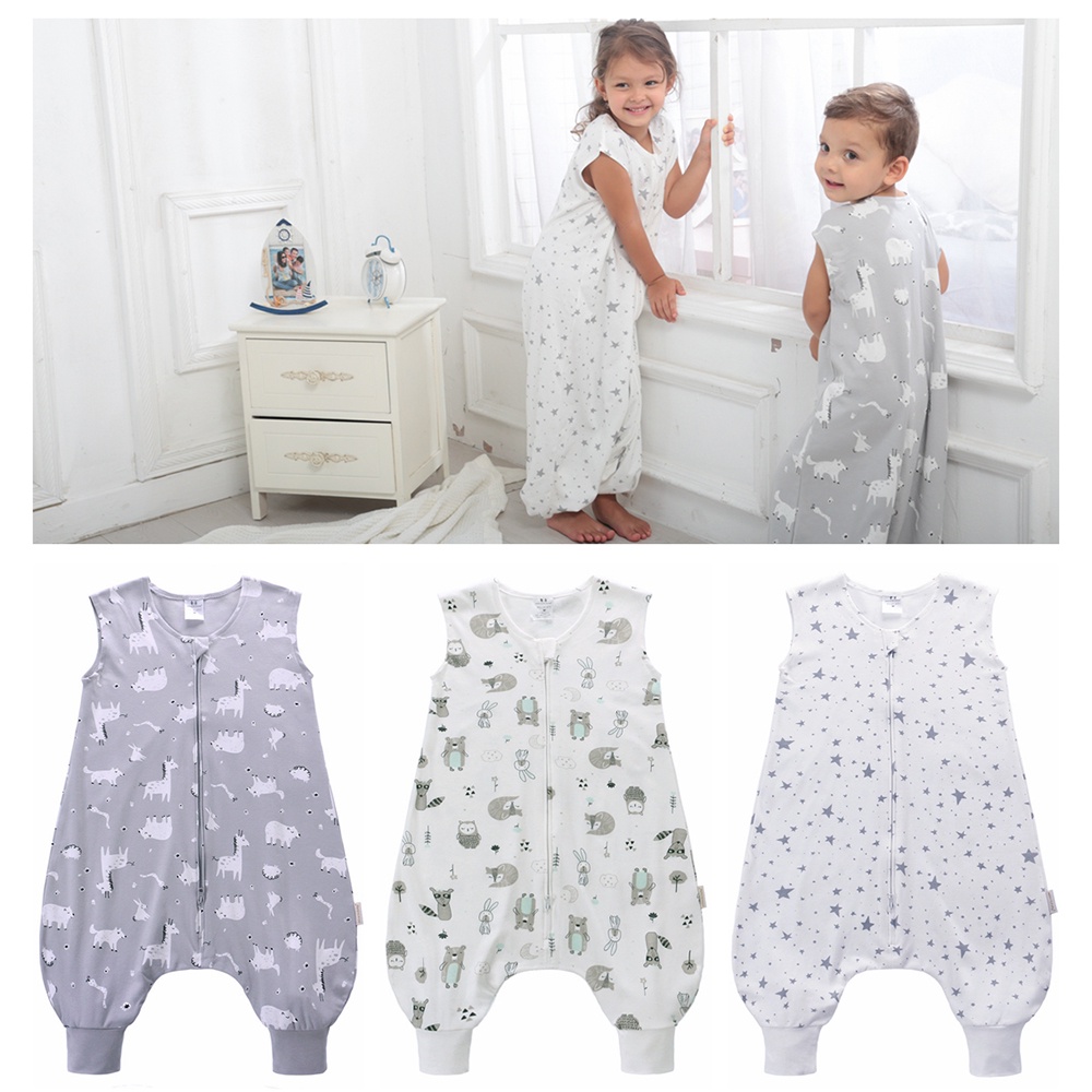 Baby Sleep Bag with Feet Spring Summer Wearable Blanket with Legs
