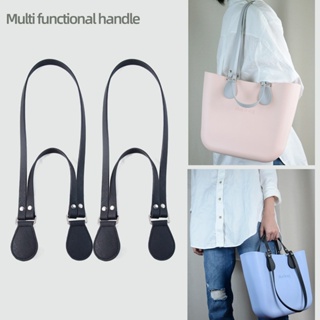 New Tanqu 1 Pair Long Short Black Natural Hemp Rope Handle For O Bag  Accesorios Obag Women Handbags Classic Mini EVA Handbags