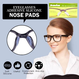 80 Pairs anti- eyeglasses protector eyeglasses nose pads Silicone