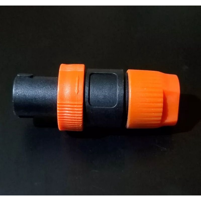 HITAM 4pin Speaker Speaker Speaker Amplifier Pole Connector Powercon ...