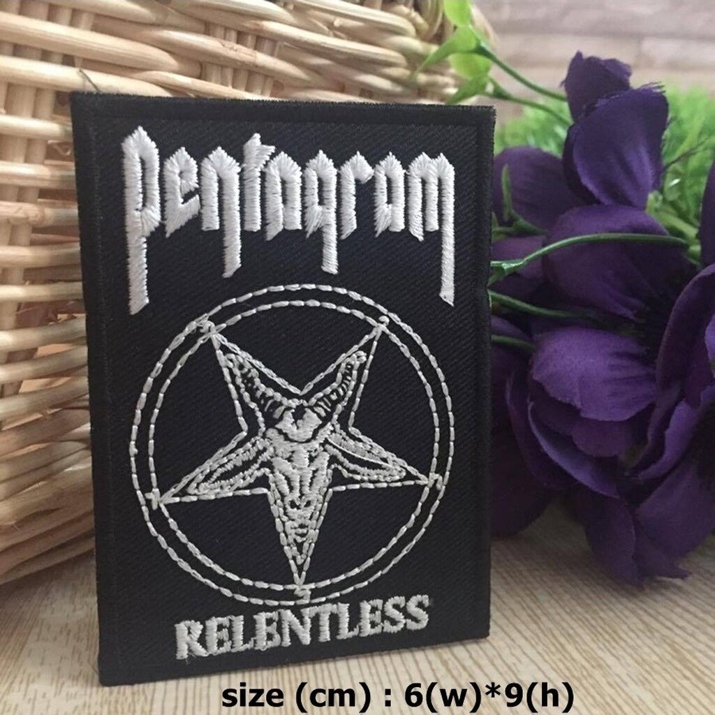 Satan Demon Embroidered Iron-on Patch for Clothes, Hats, Bags, Jeans ...